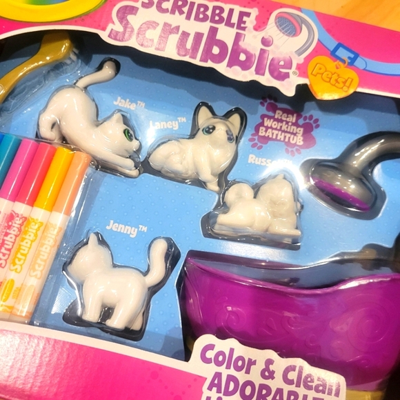 Crayola Scribble Scrubbie Pets Bath Tub Set New - Picture 8 of 11